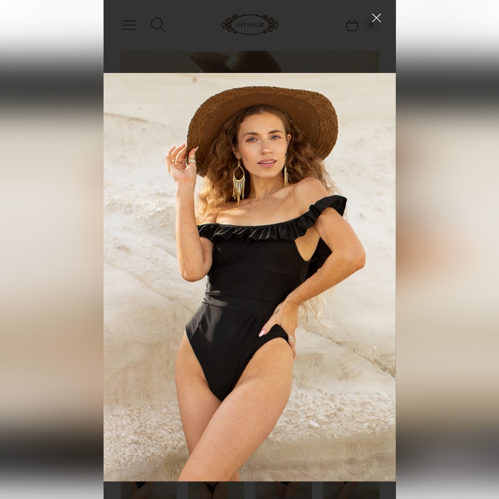 Evie swimsuit in Black